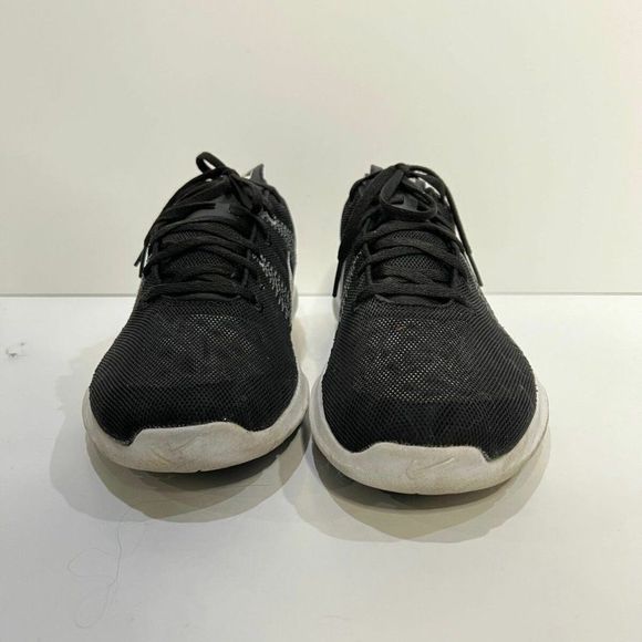 Nike Mens Flex Fury 705298-002 Black White Lace Up Low Top Running Shoes Size 12 - Picture 5 of 8